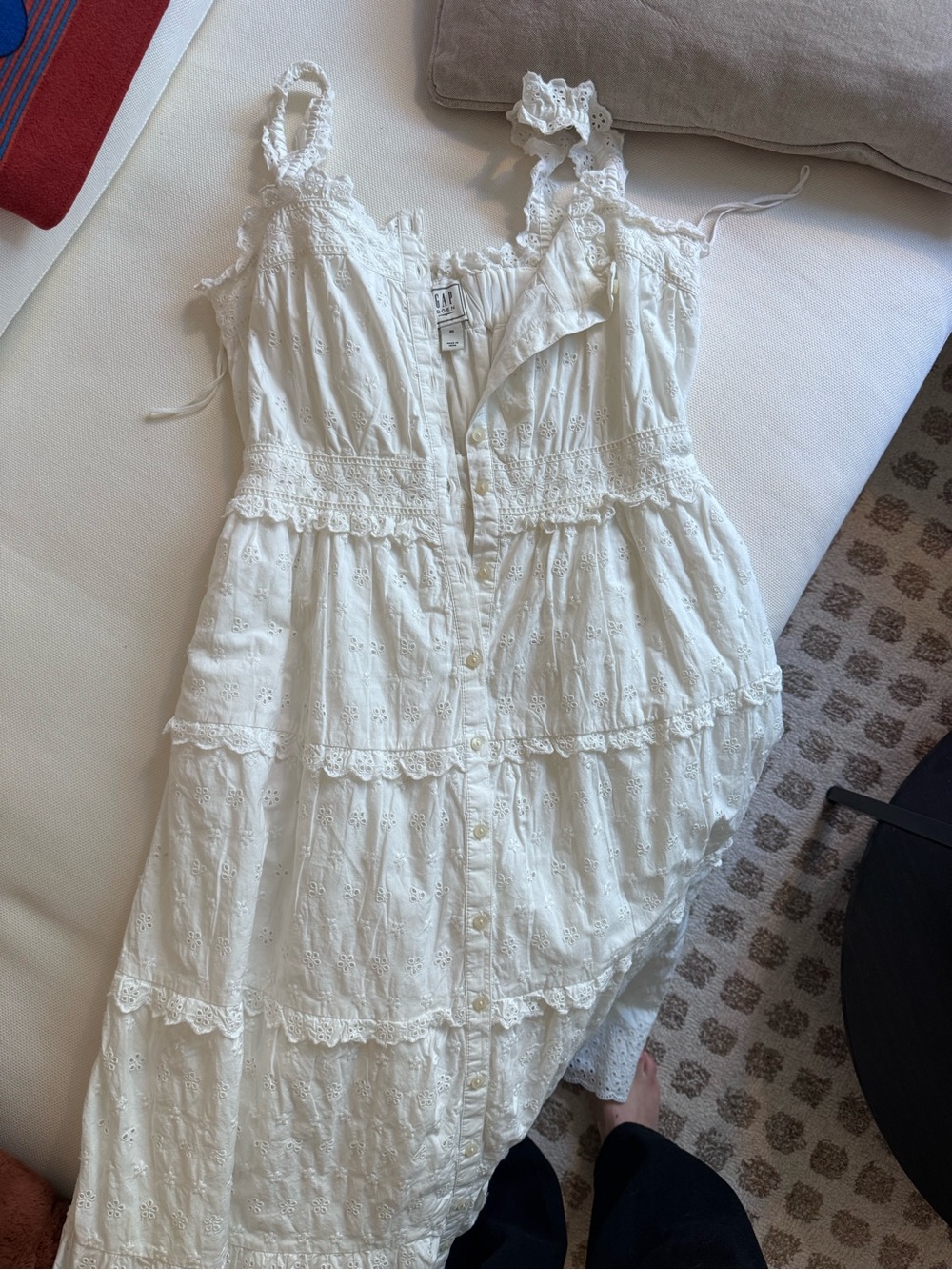 GAP X DOEN Eyelet Tiered Sundress